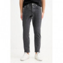 KLJ TAPERED DENIM WASHED BLACK