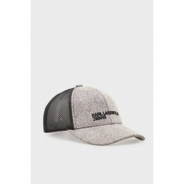 KLJ DENIM TRUCKER CAP ACID LIGHT GREY