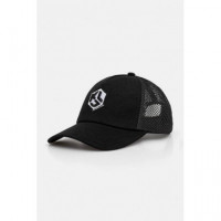 Klj Cotton Trucker Cap Black  KARL LAGERFELD
