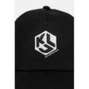 KLJ COTTON TRUCKER CAP BLACK