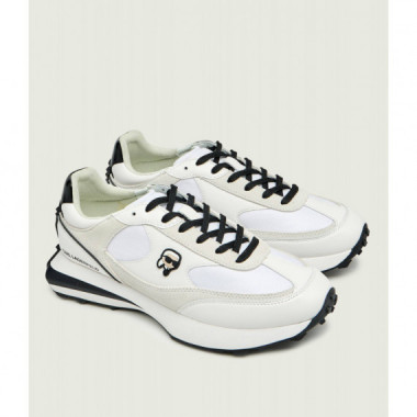 ZONE NFT LO LACE MIX WHITE LTHR & TEXTIL