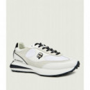 ZONE NFT LO LACE MIX WHITE LTHR & TEXTIL