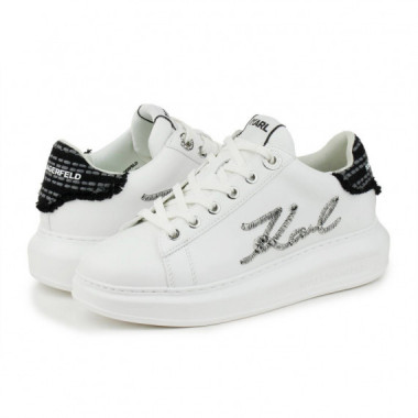 KAPRI BOUCLE SIGNIA LO WHITE LTHR