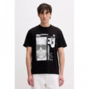 KLJ REG KARL TEE BLACK