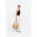 Klj Raffia Summer Hobo Natural  KARL LAGERFELD