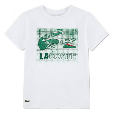 LCB TEXTURED GRAPHIC TEE BLANC
