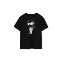 Camiseta Negro  KARL LAGERFELD