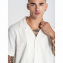 Camisa Gk Nature Linen Blanco  GIANNIKAVANAGH