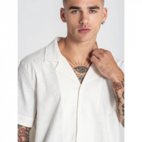 Camisa Gk Nature Linen Blanco  GIANNIKAVANAGH