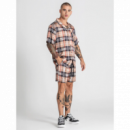 Camisa Gk British Satin Multi  GIANNIKAVANAGH