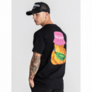 Camiseta Gk Bear Tee Negro  GIANNIKAVANAGH