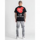 Camiseta Gk Black Heart Negro  GIANNIKAVANAGH
