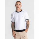 Camiseta Gk Edge Knit Blanco  GIANNIKAVANAGH