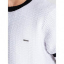 Camiseta Gk Edge Knit Blanco  GIANNIKAVANAGH