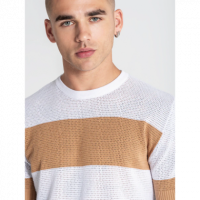 Camiseta Gk Striped Knit Marrón  GIANNIKAVANAGH