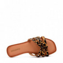 Sandalias Piel Leopardo Isabelle  GIOSEPPO