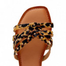 Sandalias Piel Leopardo Isabelle  GIOSEPPO