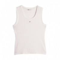 CAMISETA DE TIRANTES ACANALADA Y CORTE SLIM