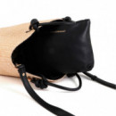 Bolso Tipo Capazo Efecto Rafia  LOLA CASADEMUNT