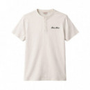 Camiseta Slim Fit Ribbed Henley