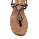 Sandalias Piel Pedrería Kingfield