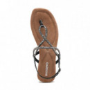 Sandalias Piel Pedrería Kingfield