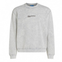 Sudadera Efecto Lavado  KARL LAGERFELD JEANS