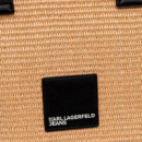 Bolso Box Logo Raffia Shopper  KARL LAGERFELD JEANS