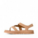 Sandalias GoldenGaze con tira en el dedo