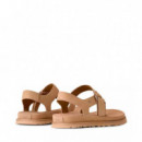 Sandalias GoldenGaze con tira en el dedo