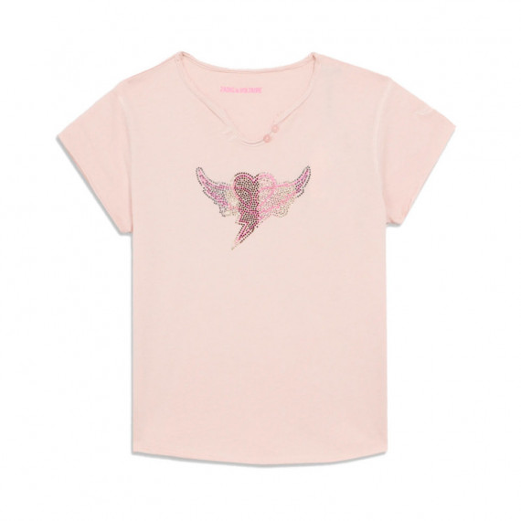 Camiseta con Pedrería Kids  ZADIG & VOLTAIRE