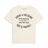 Camiseta Estampada Kids  ZADIG & VOLTAIRE