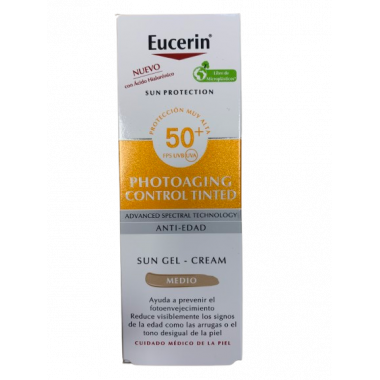 Eucerin Sun Protection 50+ Cc Creme Photoaging Control 1 Envase 50 Ml  BDF