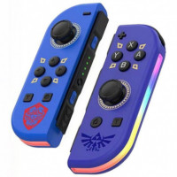 GENERICO NINTENDO GAMEPAD SWITCH JOY-CON AZUL / PURPURA SWORD CON RGB