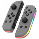 GENERICO NINTENDO GAMEPAD SWITCH JOY-CON GRIS CON RGB