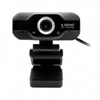 SAVIO WEBCAM FULL HD USB-A NEGRO