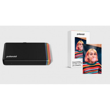 PACK IMPRESORA POLAROID HI PRINT 2X3 POCKET PHOTO BLACK 2&ordf; GENERACION *STARTER SET*