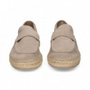 ALPARGATA MOCASIN ANTE BEIGE