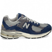 Deportivo Ante+malla Azul+gris  NEW BALANCE