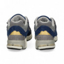 Deportivo Ante+malla Azul+gris  NEW BALANCE