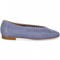 Bailarina Ganchillo Azul Jeans  MIUXA