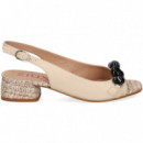 SANDALIA 4 PIEDRAS RAFIA+PIEL BEIGE