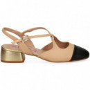 EMPEINE CRUZADO NEGRO+CUERO