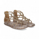 TALON ALTO ENTRELAZADA STRASS BEIGE