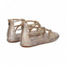 TALON ALTO ENTRELAZADA STRASS BEIGE