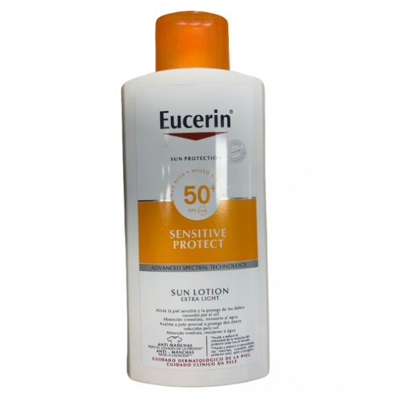 Eucerin Sun Protection 50+ Locion Extra Light Sensitive Protect 1 Envase 400 Ml  BDF