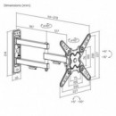 Soporte de Pared Cromad para TV 13-43 Pulgadas con Doble Brazo Extensible