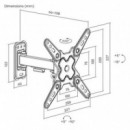 Soporte con Brazo Extensible Cromad para Televisión 13-43 Pulgadas