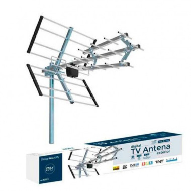 Antena UHF de TV EDM 470-694 MHz Alta Ganancia