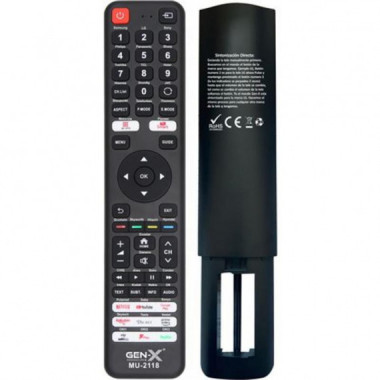 Mando Universal 40 en 1 Sin C&oacute;digos Gen-X MU-2118
